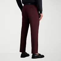 Haggar JMH Tailored Diamond Weave Mens Stretch Fabric Modern Fit Flat Front Suit Pant