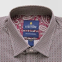 Stafford Mens Regular Fit Long Sleeve Dress Shirt
