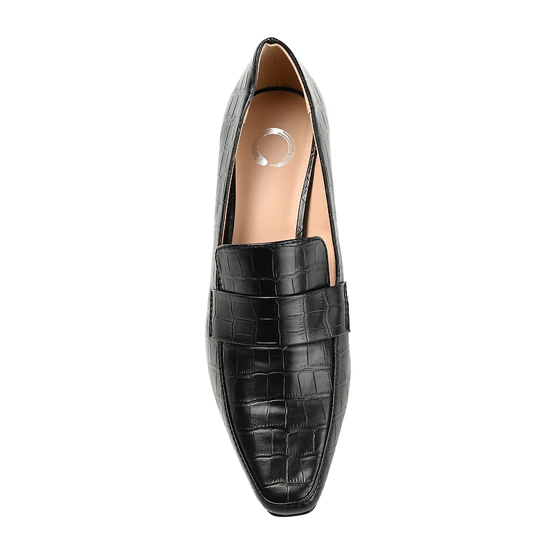 Journee Collection Celina Womens Square Closed Toe Kitten Heel Pumps