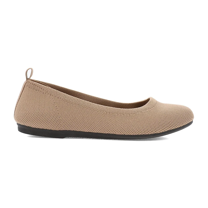 Mia Girl Knit Womens Round Closed Toe Ballet Flats