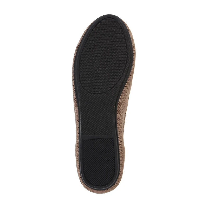 Mia Girl Knit Womens Round Closed Toe Ballet Flats