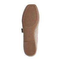 Mia Girl Flannel Womens Almond Closed Toe Mary Jane Shoes