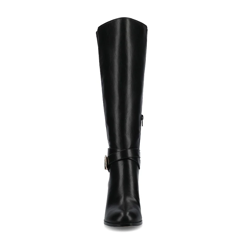 Journee Collection Womens Stacked Heel Dress Boots