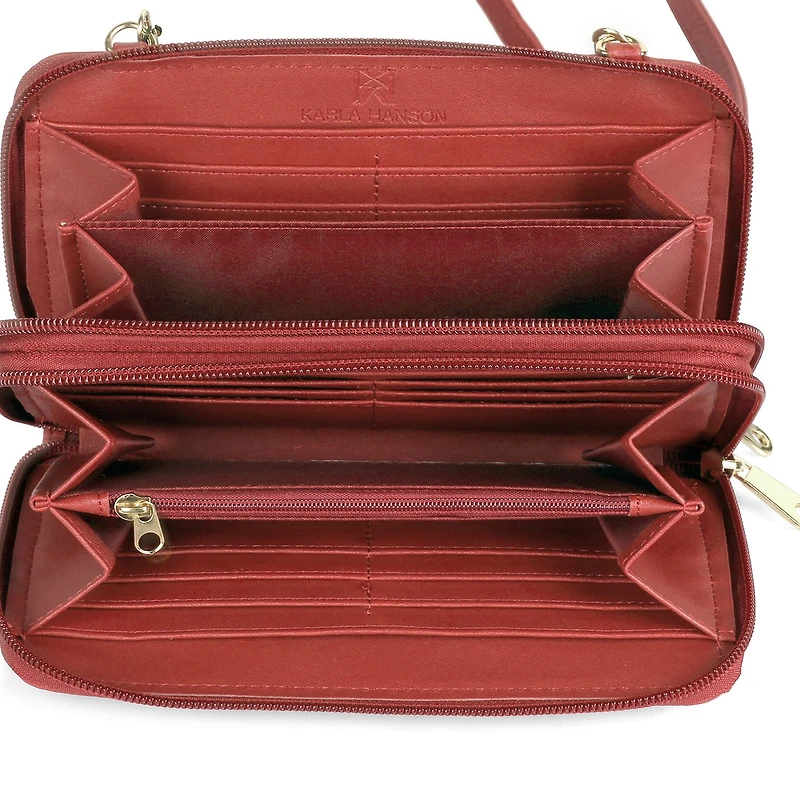 Karla Hanson Womens Rfid Blocking Wallet
