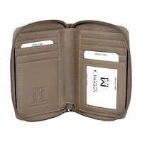 Karla Hanson Womens Rfid Blocking Zip Around Wallet