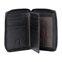 Karla Hanson Womens Rfid Blocking Zip Around Wallet
