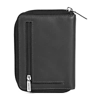 Karla Hanson Womens Rfid Blocking Zip Around Wallet