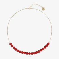 Monet Jewelry Frontal Womens 17 Inch Collar Necklace