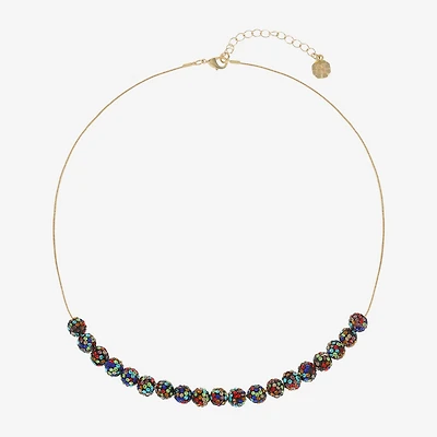 Monet Jewelry Frontal Womens 17 Inch Collar Necklace