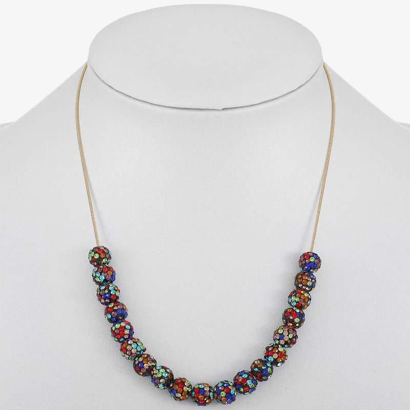 Monet Jewelry Frontal Womens 17 Inch Collar Necklace