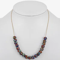 Monet Jewelry Frontal Womens 17 Inch Collar Necklace