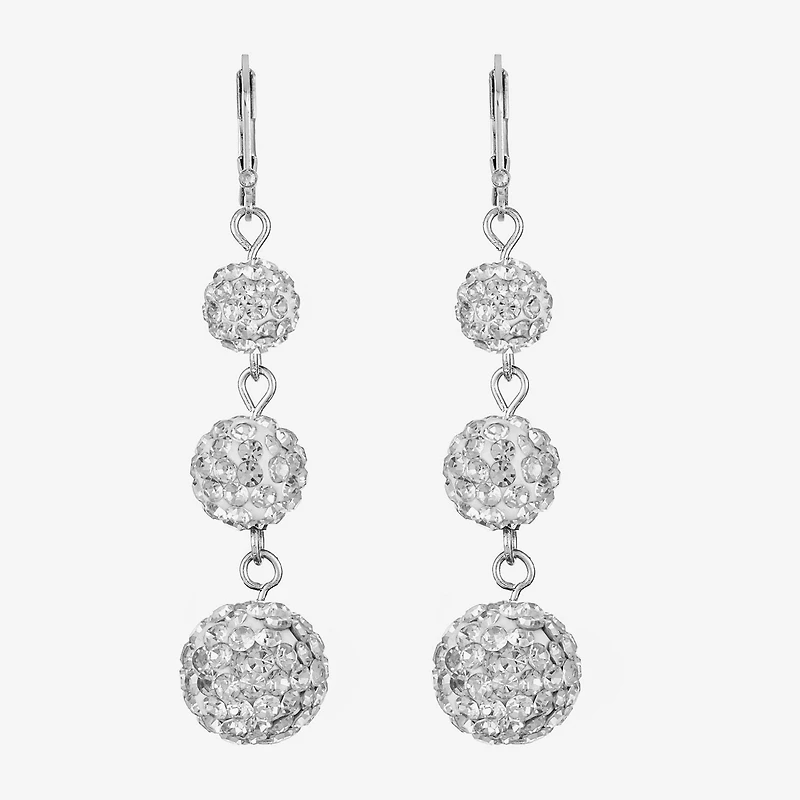 Monet Jewelry Womens Glass Drop Earrings