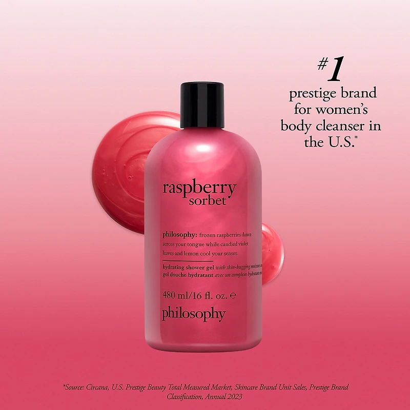 Philosophy Raspberry Sorbet Hydrating Shower Gel 480ml