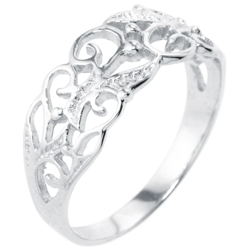 Silver Treasures Womens Sterling Band