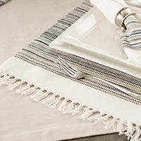 Design Imports Striped Fringed 6-pc. Placemat