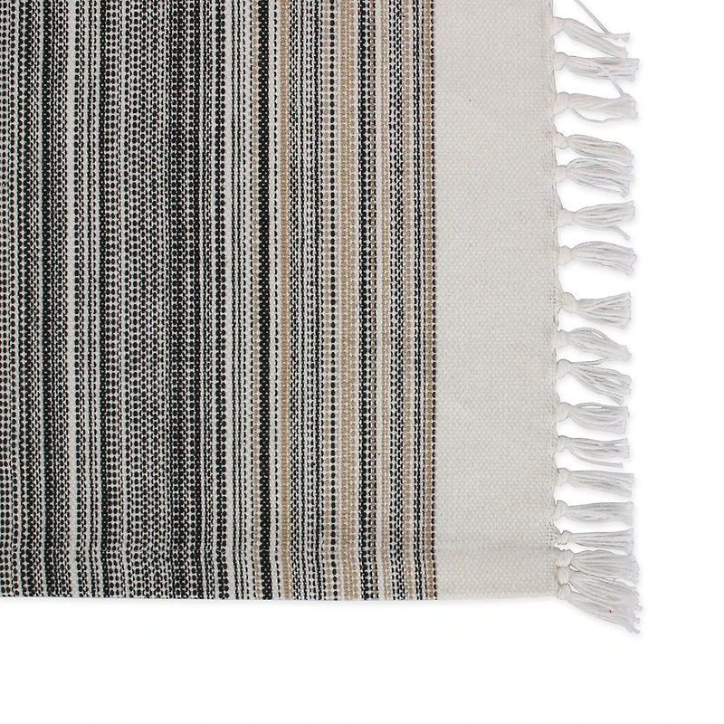 Design Imports Striped Fringed 6-pc. Placemat