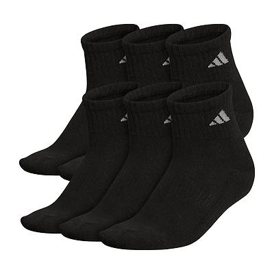 adidas Cushioned Womens 6 Pair Quarter Ankle Socks