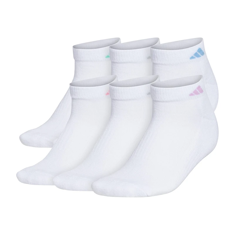 adidas Cushioned Womens 6 Pair Low Cut Socks