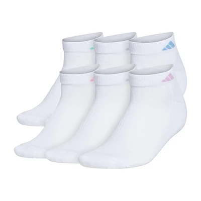 adidas Cushioned Womens 6 Pair Low Cut Socks