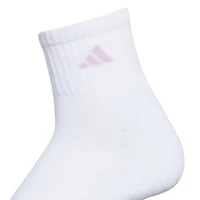 adidas Cushioned Womens 6 Pair Quarter Ankle Socks
