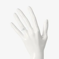 Limited Quantities! Womens 1/10 CT. T.W. Natural White Diamond Sterling Silver Halo Cocktail Ring