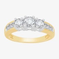 Love Lives Forever™ Natural Diamond 3-Stone Ring