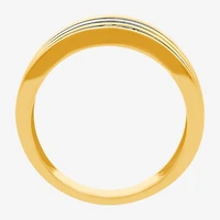 Womens 1 CT. T.W. Natural White Diamond 10K Gold Anniversary Band