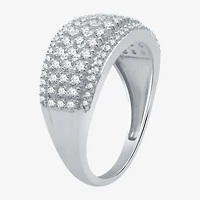 Womens 1 CT. T.W. Natural White Diamond 10K Gold Anniversary Band
