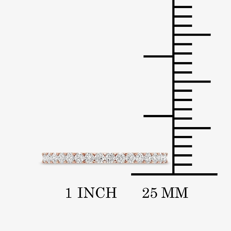 1/7 CT.T.W. Natural Diamond 10K or 14K Gold Band Ring