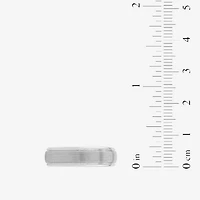 Mens 6mm Tungsten Comfort-Fit Ring