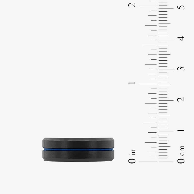 Mens 8MM Tungsten Wedding Band