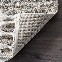 Nuloom Sqbria Striped Indoor Square Area Rug