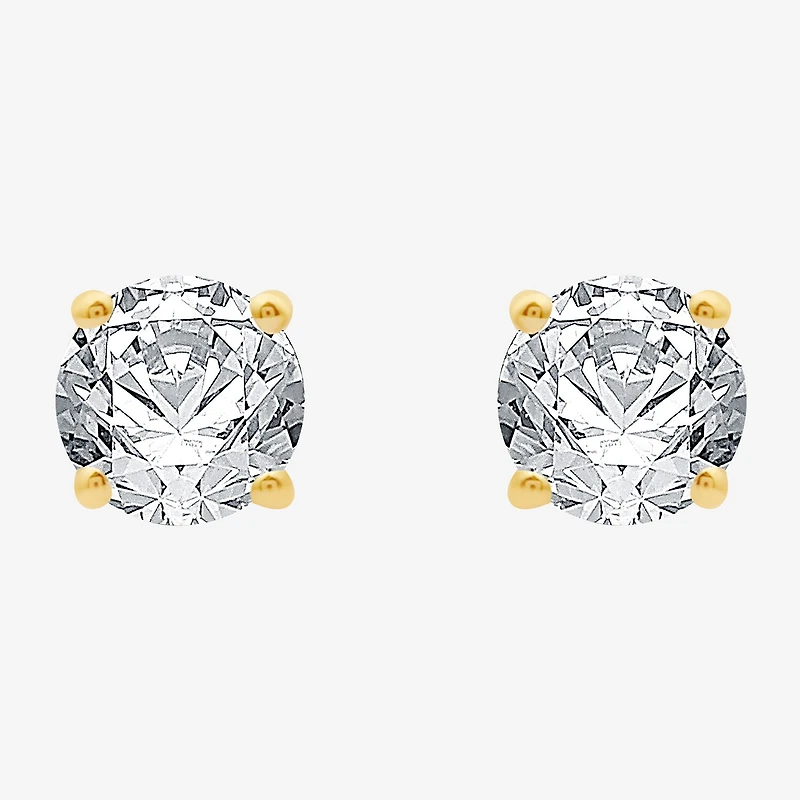 Ever Star 3/4 CT. T.W. Lab-Grown (G / SI1-SI2) Diamond 10K or 14K Gold Round Stud Earrings