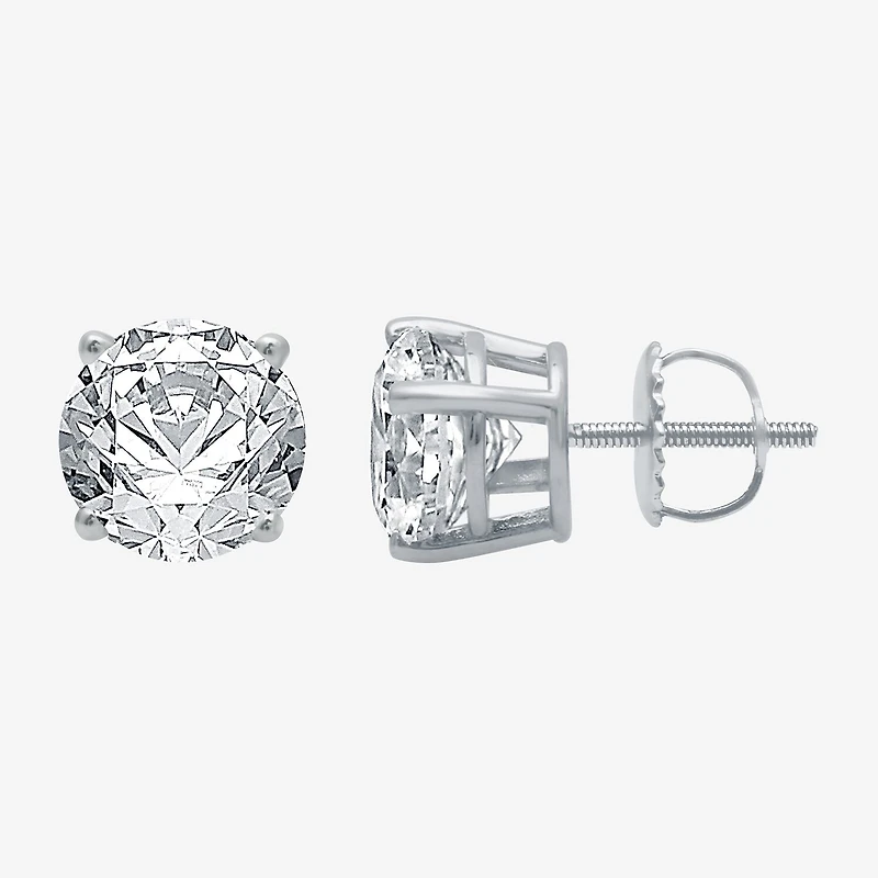 2 CT. T.W. Natural White Diamond 14K Gold 6.3mm Stud Earrings