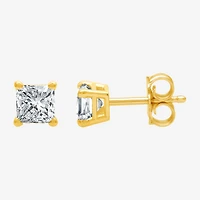 Deluxe Collection 1/2 CT.T.W. Natural Diamond 14K Gold 3.9mm Stud Earrings