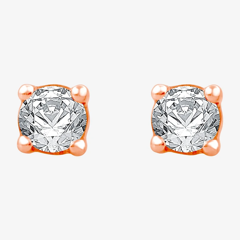 3/8 CT. T.W. Natural White Diamond 10K or 14K Gold Stud Earrings
