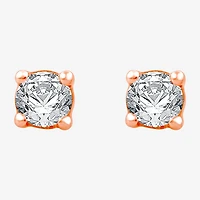 3/8 CT. T.W. Natural White Diamond 10K or 14K Gold Stud Earrings
