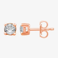 3/8 CT. T.W. Natural White Diamond 10K or 14K Gold Stud Earrings