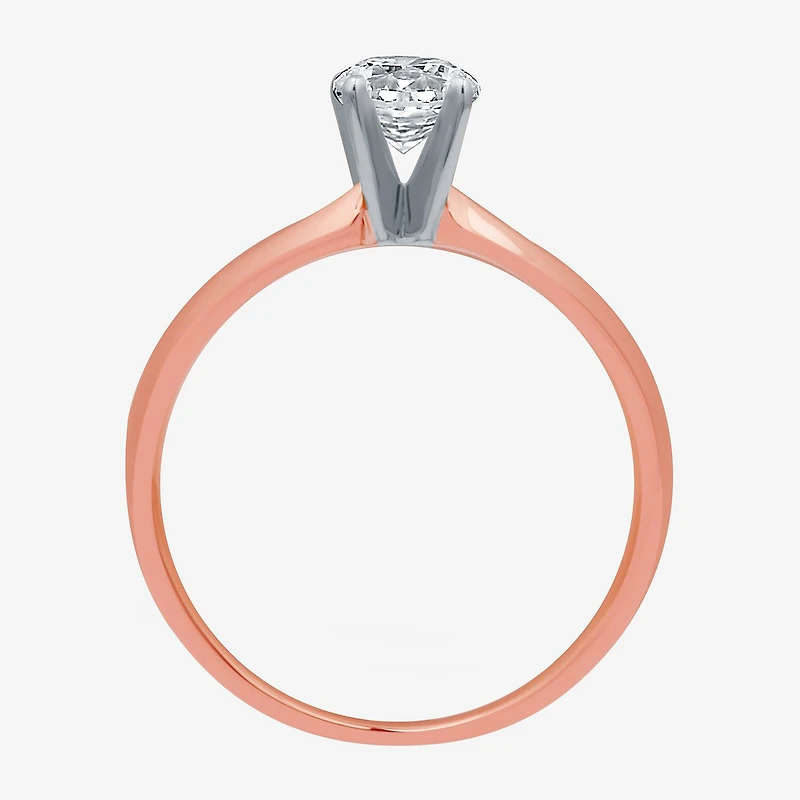 Classic Collection 1/2 CT. Natural Diamond Round Solitaire Engagement Ring 10K Gold