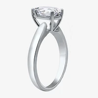 (I / SI2) Womens 2 CT. Lab-Grown White Diamond 14K Gold Pear Solitaire Engagement Ring