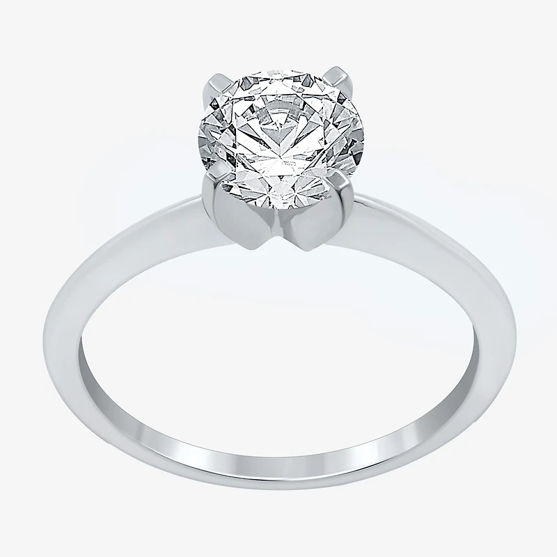 1 1/4 CT. Lab-Grown (G / SI2) Diamond Round Solitaire Engagement Ring 14k Gold