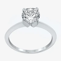 1 1/4 CT. Lab-Grown (G / SI2) Diamond Round Solitaire Engagement Ring 14k Gold