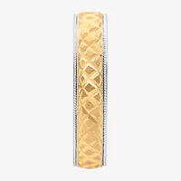 Mens 6MM Sterling Silver Wedding Band