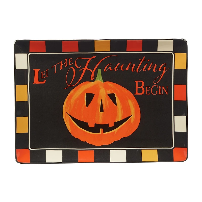 Certified International Spooky Halloween Serving Platter
