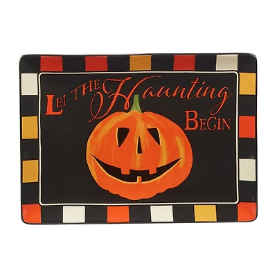 Certified International Spooky Halloween Serving Platter