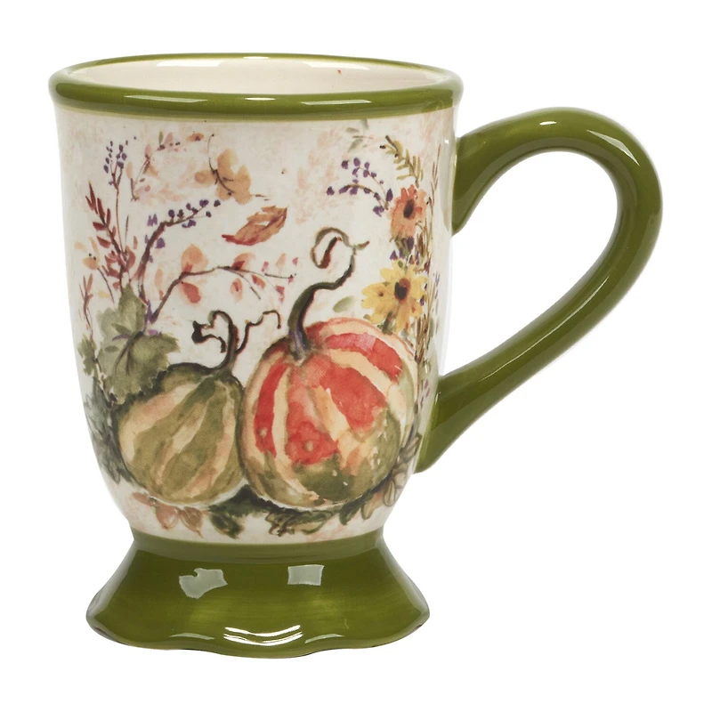 Certified International Harvest Morning 4-pc. Holiday Coffee Mug