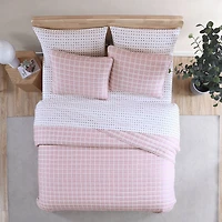City Scene Grid Quilt Set