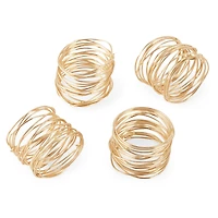 Homewear Harlow 4-pc. Napkin Rings