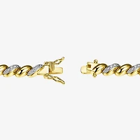 Sparkle Allure Womens Natural Diamond Accent 7.25 Inch Tennis Bracelet