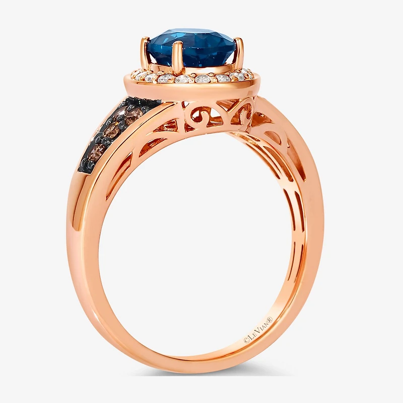 Le Vian® Ring featuring 5/8 CT. Neopolitan Opal™ 1/5 Chocolate Diamonds® 1/6 Nude Diamonds™ set 14K Honey Gold™